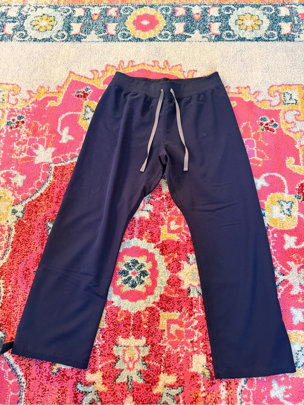 Women’s Figs Scrub Pants - Navy - Highwaisted Livingston (LP) - Picture 2 of 5